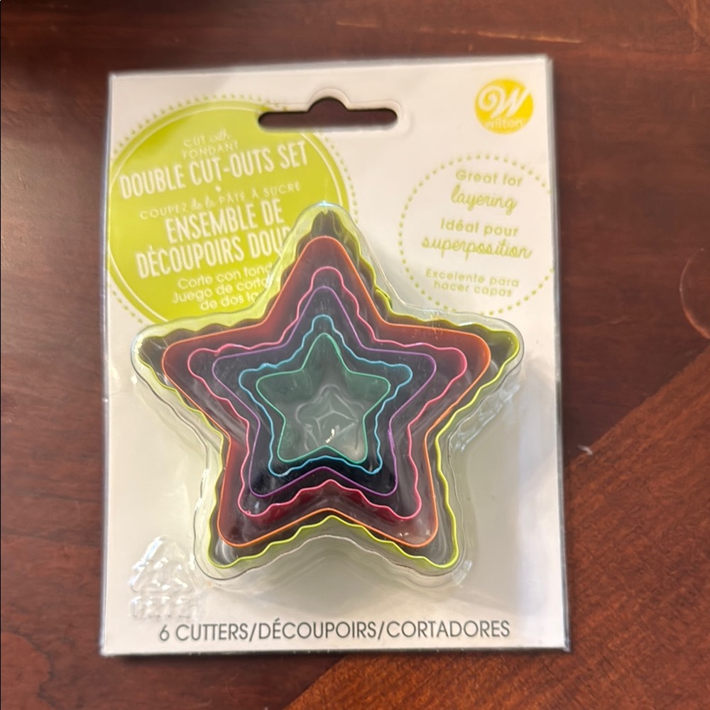 Wilton Star Cookie Cutters Set of 6
